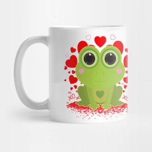 Valentine's Day Frog Mug